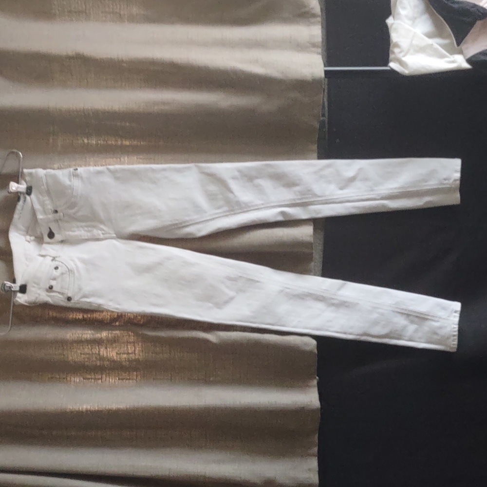 Rag & Bone skinny white jeans 25